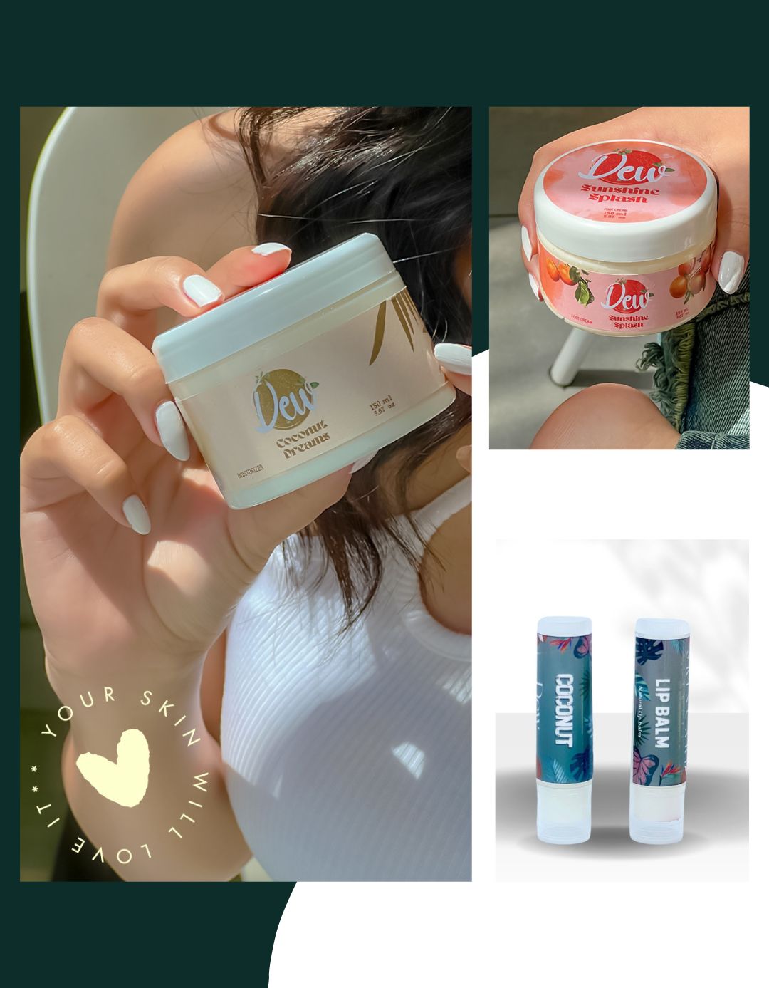 Winter Glow Bundle (Moisturizer + Foot Cream + Lip Balm)