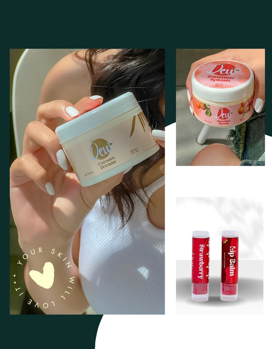 Winter Glow Bundle (Moisturizer + Foot Cream + Lip Balm)