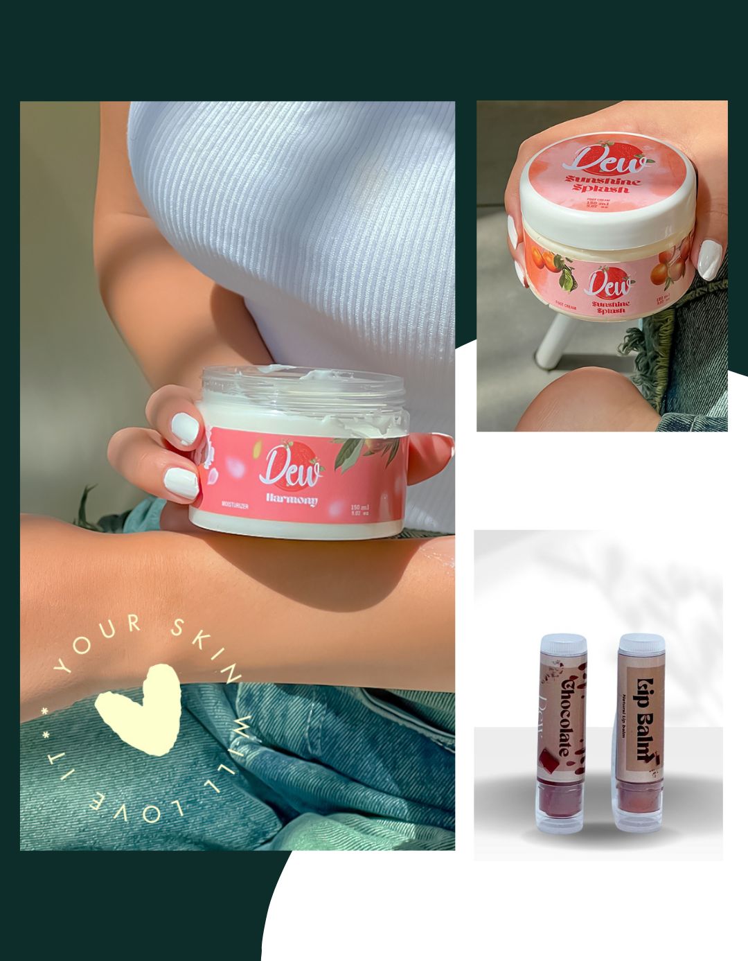 Winter Glow Bundle (Moisturizer + Foot Cream + Lip Balm)