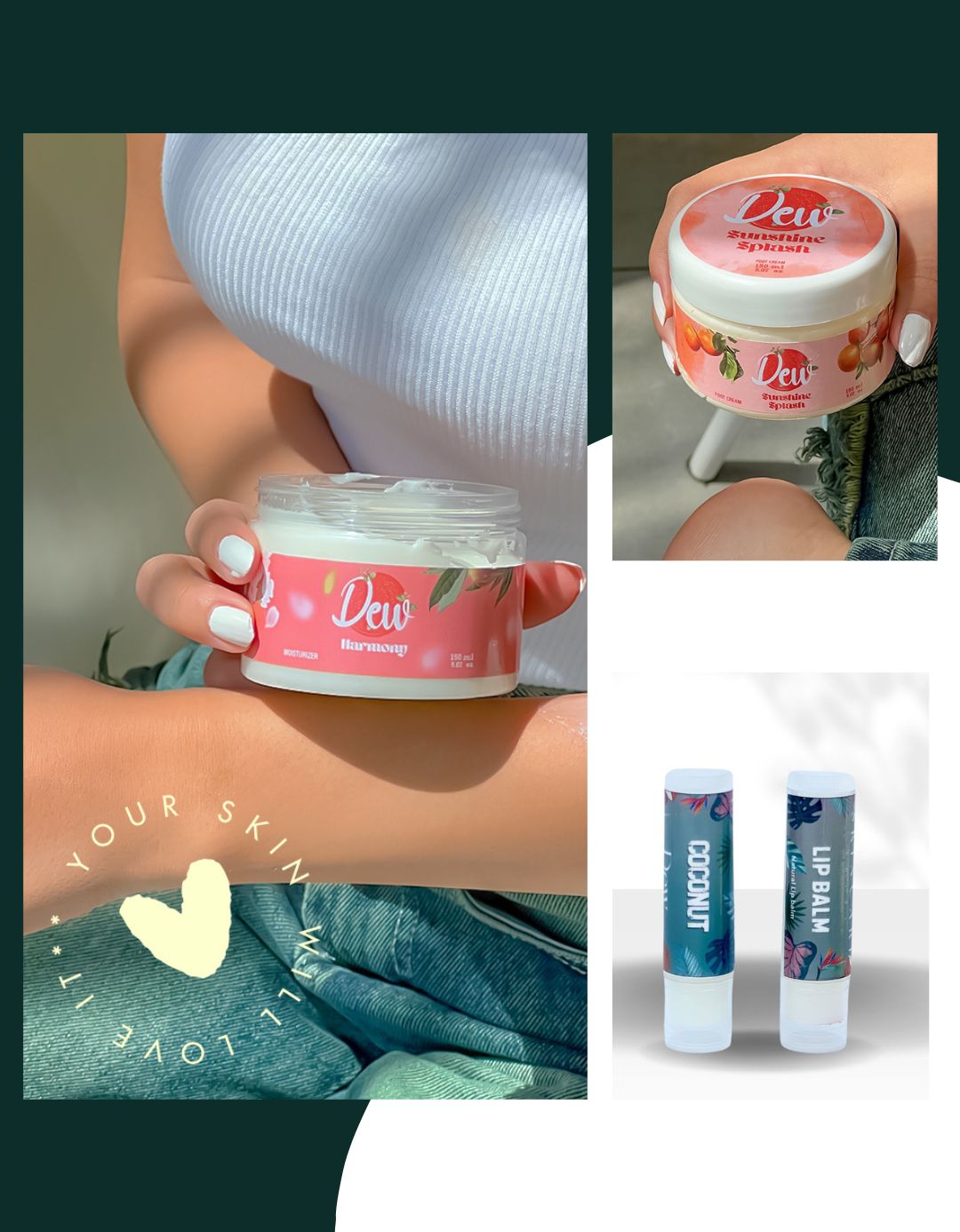 Winter Glow Bundle (Moisturizer + Foot Cream + Lip Balm)