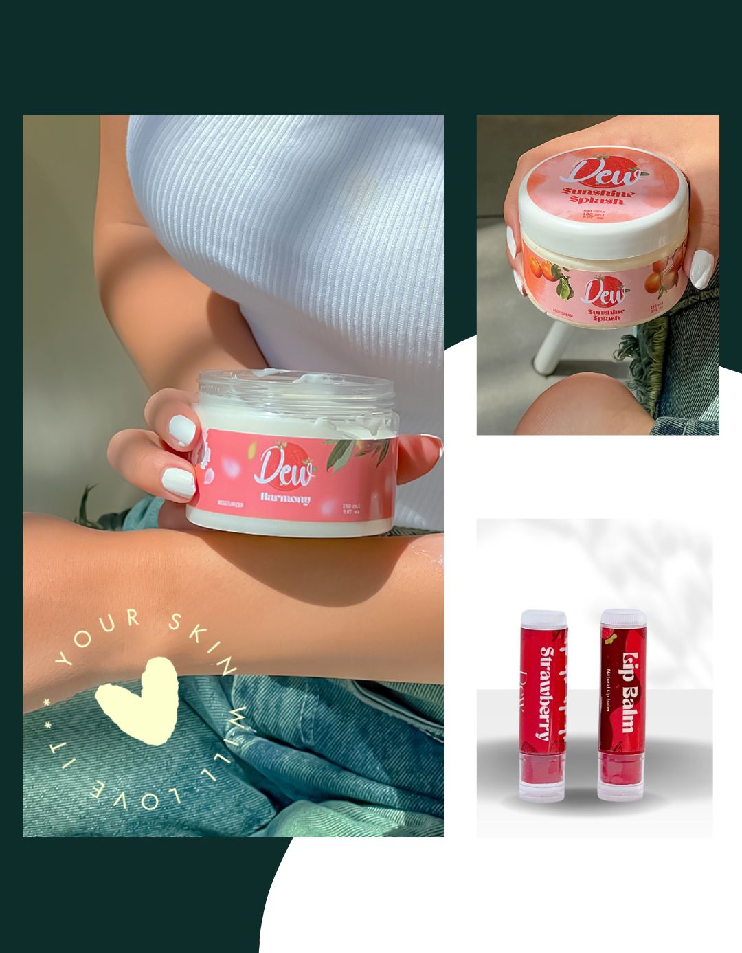 Winter Glow Bundle (Moisturizer + Foot Cream + Lip Balm)