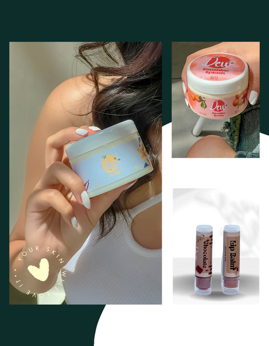 Winter Glow Bundle (Moisturizer + Foot Cream + Lip Balm)