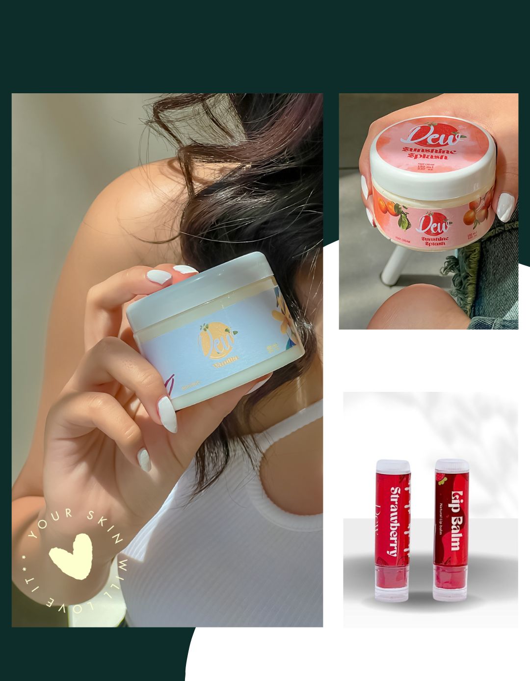 Winter Glow Bundle (Moisturizer + Foot Cream + Lip Balm)